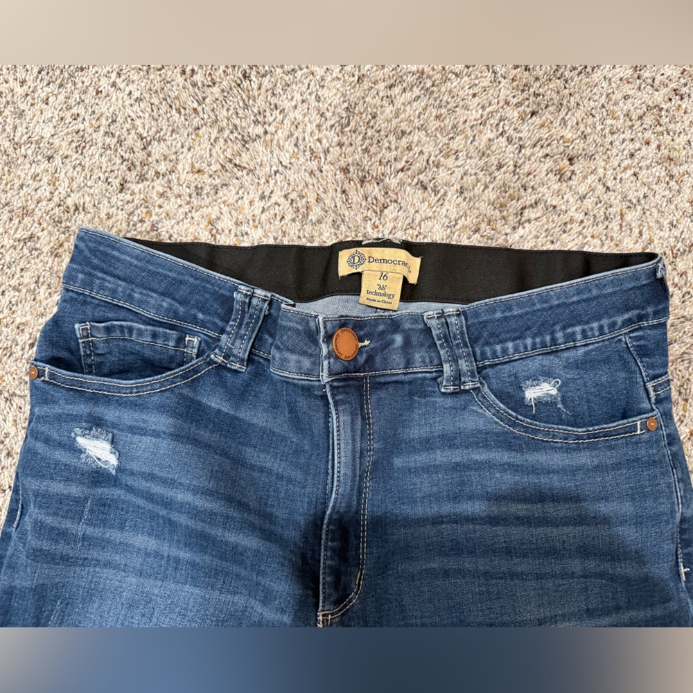 Democracy Dark Blue Flare Jeans - Picture 3 of 4